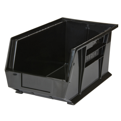 Stack & Hang Bin, 8-1/4" W x 7" H x 14-3/4" D, Black Les Fournitures Industrielles Méga