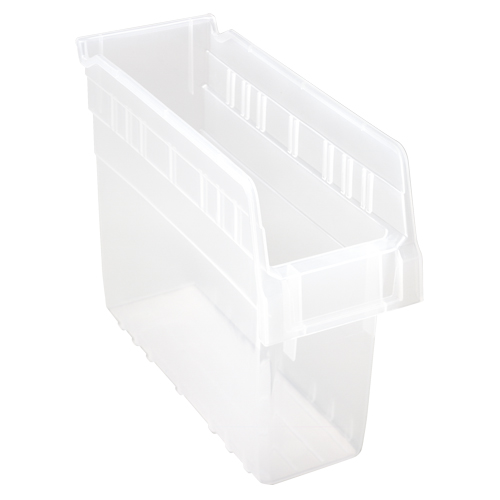 Bacs pour &eacute;tag&egrave;re Store-Max, 4-3/8" la x 8" H x 11-5/8" p, Transparent, Capacit&eacute; 44 lb Les Fournitures Industrielles Méga