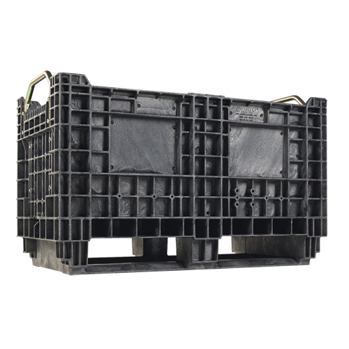 Contenant robuste BulkTote, 30" lo x 16" la x 19,2" h, Noir Les Fournitures Industrielles Méga