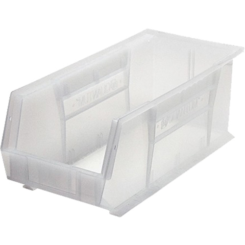 Bacs ultra empilable & suspendable, 8-1/4" la, 7" h x 18" p, Transparent Les Fournitures Industrielles Méga