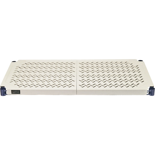 &eacute;tag&egrave;re en fils m&eacute;talliques avec tablettes en plastique, Cadre en fils m&eacute;talliques avec tablettes en plastique, Sans boulons, Capacit&eacute; 600 lb, 30" la x 72" h x 18" p Les Fournitures Industrielles Méga