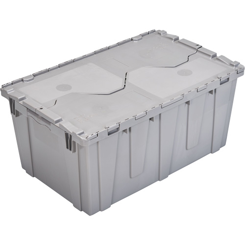 FP243C FliPak Nestable Tote, 26.9" x 16.9" x 12.1", Grey Les Fournitures Industrielles Méga