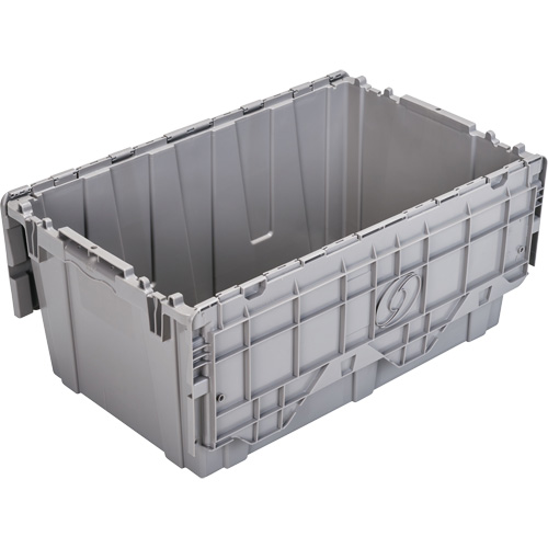 FP243C FliPak Nestable Tote, 26.9" x 16.9" x 12.1", Grey Les Fournitures Industrielles Méga