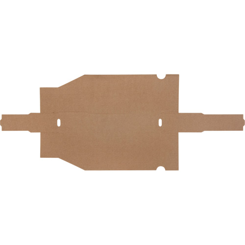 Boîtes profondes en carton ondul&eacute;, 1-15/16" la x 11-1/4" p x 4-1/2" h, Beige Les Fournitures Industrielles Méga