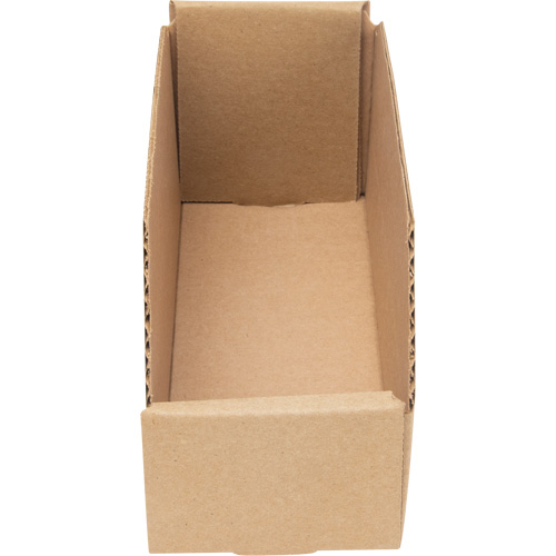 Deep Corrugated Parts Bins, 3-3/4" W x 11-1/4" D x 4-1/2" H, Beige Les Fournitures Industrielles Méga