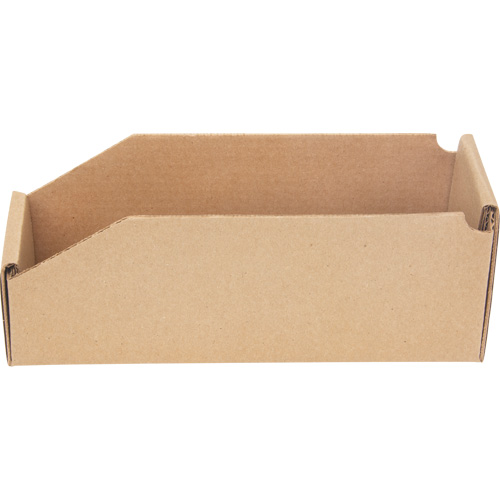 Deep Corrugated Parts Bins, 3-3/4" W x 11-1/4" D x 4-1/2" H, Beige Les Fournitures Industrielles Méga