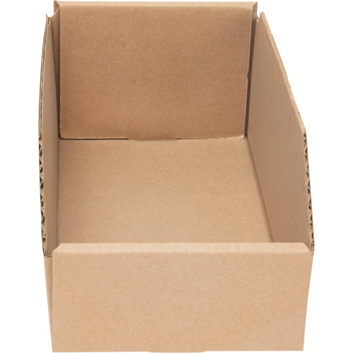 Deep Corrugated Parts Bins, 5-3/4" W x 11-1/4" D x 4-1/2" H, Beige Les Fournitures Industrielles Méga