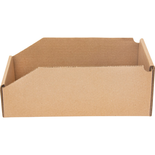 Deep Corrugated Parts Bins, 5-3/4" W x 11-1/4" D x 4-1/2" H, Beige Les Fournitures Industrielles Méga