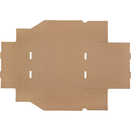 Boîtes profondes en carton ondul&eacute;, 9-3/4" la x 11-1/4" p x 4-1/2" h, Beige Les Fournitures Industrielles Méga