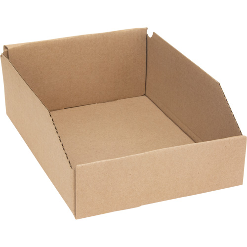 Deep Corrugated Parts Bins, 8-3/4" W x 11-1/4" D x 4-1/2" H, Beige Les Fournitures Industrielles Méga