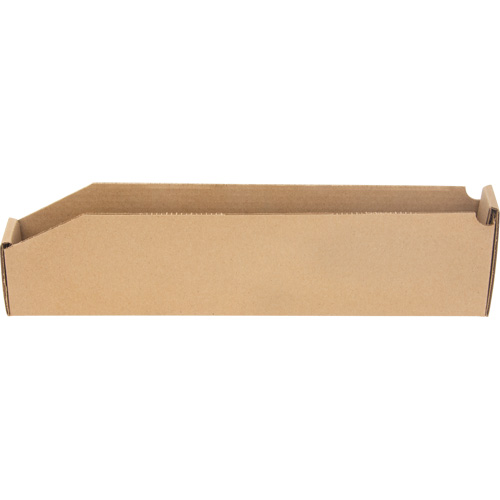 Deep Corrugated Parts Bins, 2-7/8" W x 17-1/4" D x 4-1/2" H, Beige Les Fournitures Industrielles Méga