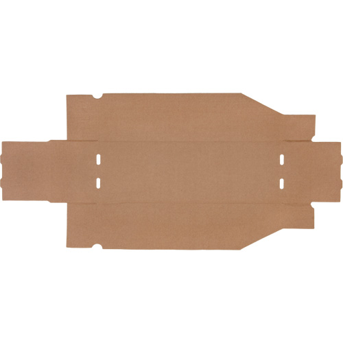 Deep Corrugated Parts Bins, 5-3/4" W x 17-1/4" D x 4-1/2" H, Beige Les Fournitures Industrielles Méga