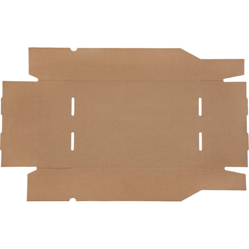 Boîtes profondes en carton ondul&eacute;, 11-3/4" la x 17-1/4" p x 4-1/2" h, Beige Les Fournitures Industrielles Méga