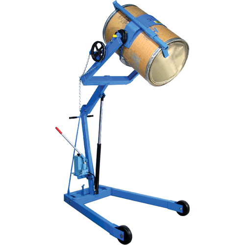 Manipulateurs de barils Hydra-Lift, Capacit&eacute; 55 gal. US (45 gal. imp.) Les Fournitures Industrielles Méga