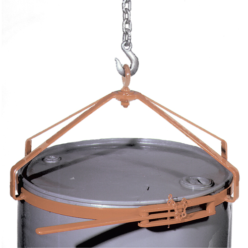 Manual Vertical Drum Lifter, 55 US gal. (45 Imperial Gal.), 700 lbs./317 kg. Cap. Les Fournitures Industrielles Méga