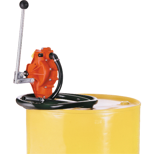 Pompes &agrave; transfert, Thermoplastique, 32 oz/course, Pour barils de 55 gal./33 gal. Les Fournitures Industrielles Méga