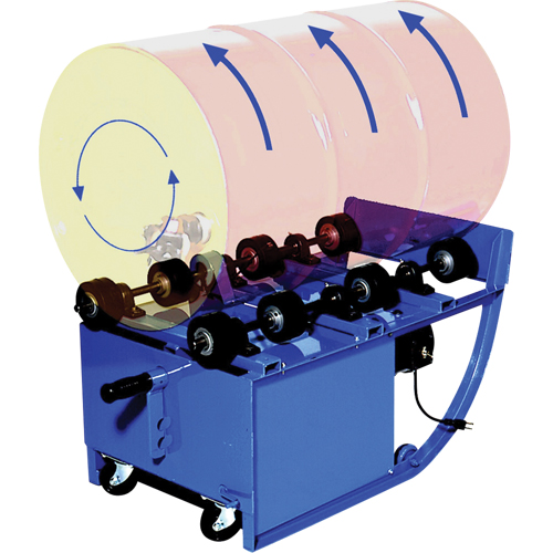 M&eacute;langeurs portatifs, 55 gal. US (45 gal. imp.) Capacit&eacute;, Vitesse variable, 0,5 CV Les Fournitures Industrielles Méga