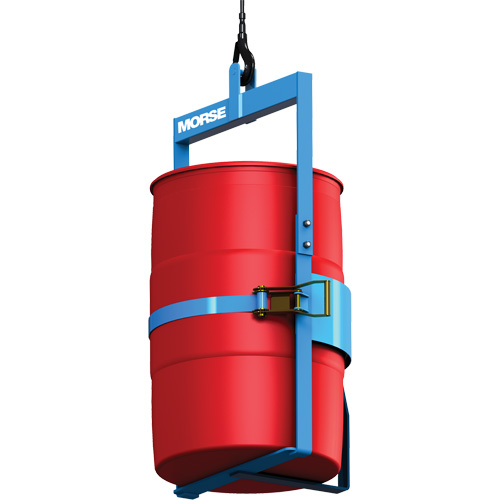 Appareil de levage pour baril avec crochet sur le dessous, Cap. 1000 lb/454 kg Les Fournitures Industrielles Méga