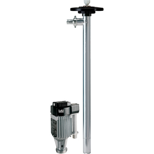 Pompes &agrave; tambour &eacute;lectriques, Acier inoxydable, 27 gal./min Les Fournitures Industrielles Méga
