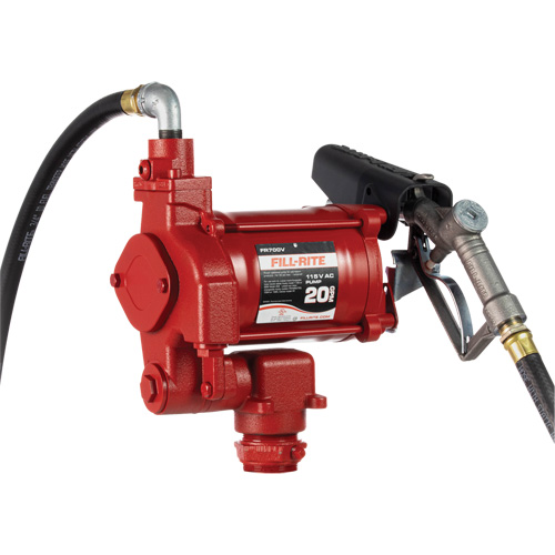 Pompes c. a. utilitaires &agrave; soupape rotative avec embout, 115 V, 20 gal./min Les Fournitures Industrielles Méga