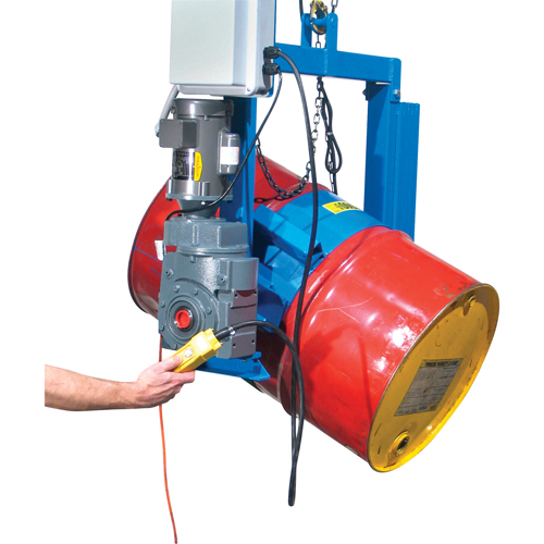 BASCULE BARIL POUDRE 3 PHASES/230V CAP 1500LB, Baril de 55 gal. US (45 gal. imp.), Capacit&eacute; 1500 lb/680 kg Les Fournitures Industrielles Méga