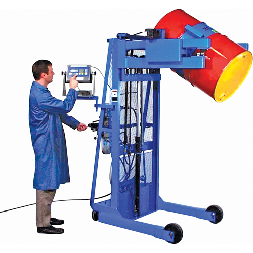 Vertical Lift Drum Pourers Les Fournitures Industrielles Méga