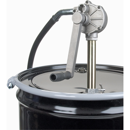 Pompes rotatives pour barils, Aluminium, Pour capacit&eacute; 15-55 gal., 6-3/4 oz par r&eacute;volution Les Fournitures Industrielles Méga