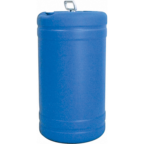 Barils en poly&eacute;thyl&egrave;ne &agrave; ouverture &eacute;troite, 15 gal. US (12,49 gal. imp.), Dessus ferm&eacute;, Bleu Les Fournitures Industrielles Méga