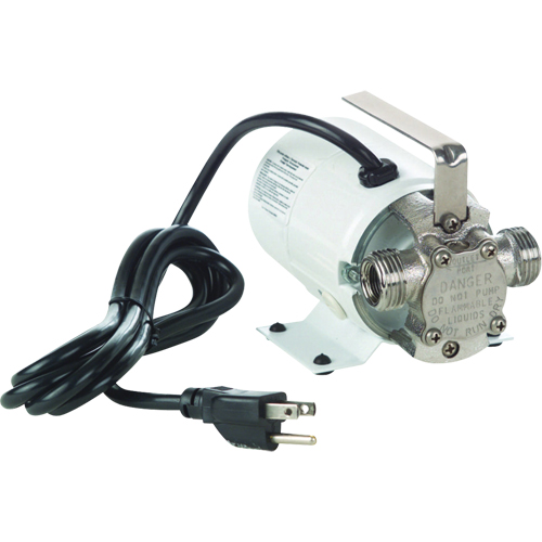 Pompes de transfert &agrave; amorçage automatique, non submersibles en laiton plaque - Pompe seulement, 115 V, 360 gal./h, 1/10 CV Les Fournitures Industrielles Méga