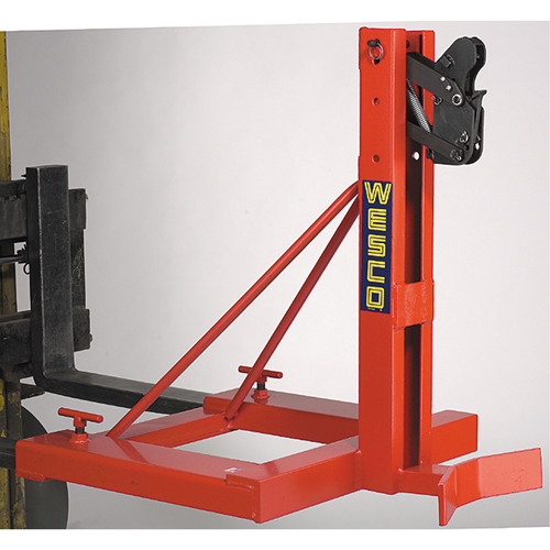 Manipulateurs de baril Gator Grip pour chariot &eacute;l&eacute;vateur, Pour 30 gal. US (25 gal. imp.) / 50 gal. US (41.6 gal. imp.) / 80 gal. US (66.6 gal. imp.) Les Fournitures Industrielles Méga