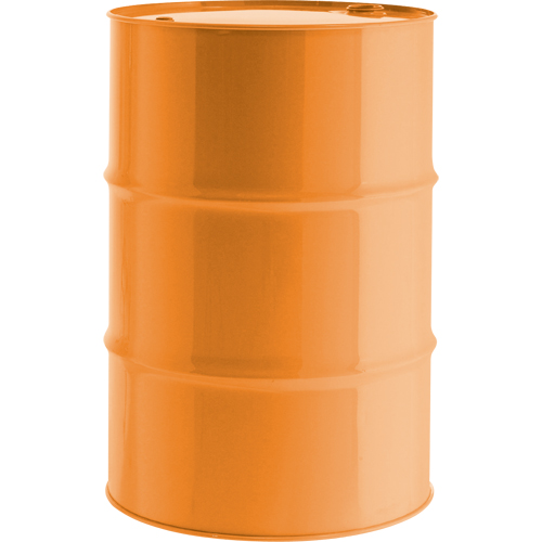 Steel Drums, 55 US gal (45.8 imp. Gal.), Unlined, Orange, Closed Top, UN1A1/Y1.8/300, 16 Gauge Les Fournitures Industrielles Méga