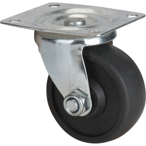 Roulette, Pivotant, 3" (76 mm), Polyol&eacute;fine, 250 lb (113 kg) Les Fournitures Industrielles Méga