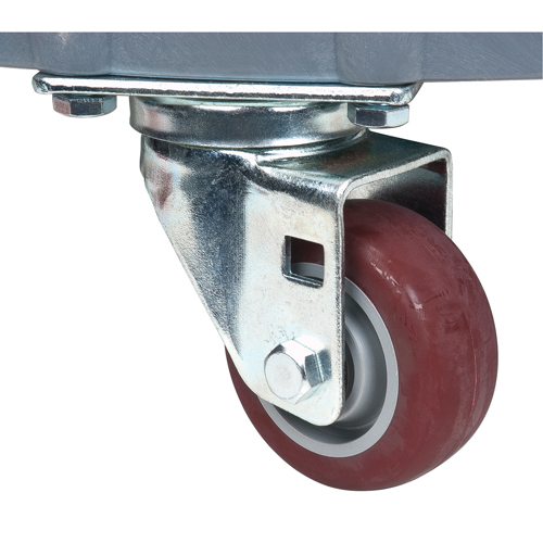 Socle roulant pour baril de confinement des fuites, 24,25" dia. X 7,625" h, Cap. de d&eacute;versement 1,5 gal. US Les Fournitures Industrielles Méga