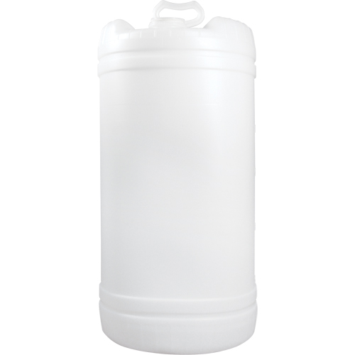 Polyethylene Drums -Tight Head, 15 US gal. (12.49 imp. Gal.), Closed Top, Natural Les Fournitures Industrielles Méga