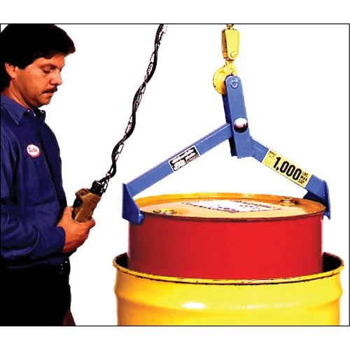 Leveur de baril et Overpack, 55 - 85 gal. US (45 - 70 gal. imp.), Cap. 1000 lb/454 kg Les Fournitures Industrielles Méga
