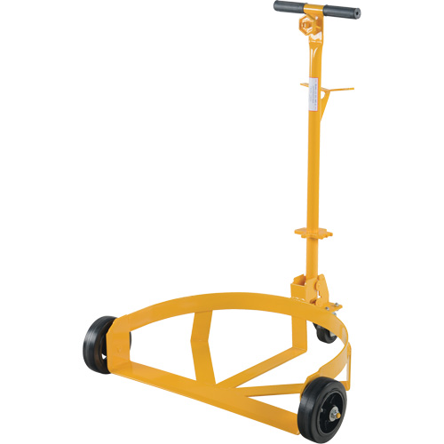Chariot &agrave; profil bas pour barils, Fabriqu&eacute; en Acier, 30 - 55 gal. US (25 - 45,8 gal. imp.) Les Fournitures Industrielles Méga