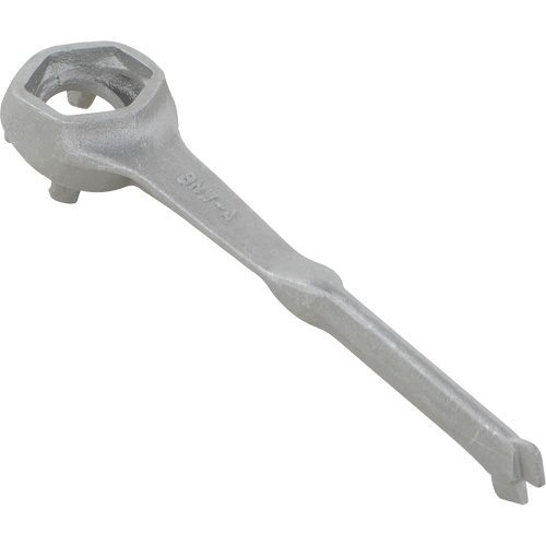 Single Ended Specialty Bung Nut Wrench, 1-1/2" Opening, 4-1/4" Handle, Non-Sparking Aluminum Les Fournitures Industrielles Méga