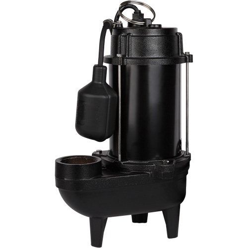 Cast Iron Effluent Pump, 4800 GPH, 120 V, 7.8 A, 1/2 HP Les Fournitures Industrielles Méga