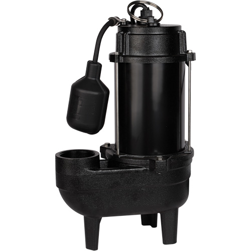 Pompe d'&eacute;gout en fonte, 120 V, 9,5 A, 6000 gal./h, 1/2 CV Les Fournitures Industrielles Méga