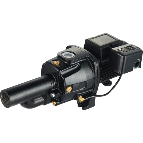 Pompe &agrave; jet en fonte &agrave; double tension transformable, 115 V/230 V, 1100 gal./h, 1/2 CV Les Fournitures Industrielles Méga