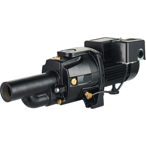 Pompe &agrave; jet en fonte &agrave; double tension transformable, 115 V/230 V, 1100 gal./h, 1/2 CV Les Fournitures Industrielles Méga