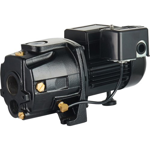 Pompe &agrave; jet en fonte &agrave; double tension transformable, 115 V/230 V, 1100 gal./h, 1/2 CV Les Fournitures Industrielles Méga