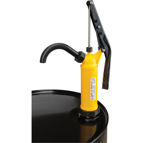 Pompe &agrave; baril de type levier, Polypropyl&egrave;ne, 14 oz/course, Pour barils de 5-55 gal. Les Fournitures Industrielles Méga