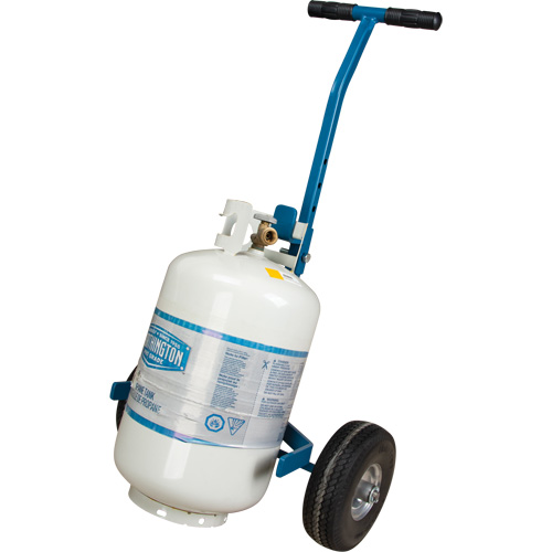 Cylinder Cart, Flat-Free Wheels, 15-1/2" W x 14-1/4" L Base, 600 lbs. Les Fournitures Industrielles Méga
