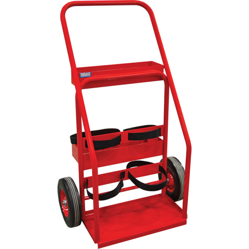 Hot Works Fire Prevention Cart, Semi-Pneumatic Wheels, 17.75" W x 8.9" L Base, 100 lbs. Les Fournitures Industrielles Méga