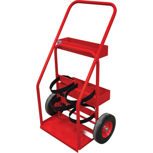 Hot Works Fire Prevention Cart, Semi-Pneumatic Wheels, 17.75" W x 8.9" L Base, 100 lbs. Les Fournitures Industrielles Méga