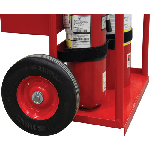Hot Works Fire Prevention Cart, Semi-Pneumatic Wheels, 17.75" W x 8.9" L Base, 100 lbs. Les Fournitures Industrielles Méga