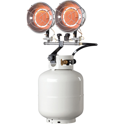 Double Tank-Top Heater, Radiant Heat, Propane, 30000 BTU/H Les Fournitures Industrielles Méga