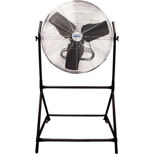 Roll-About Air Fan, Industrial, 3 Speed, 24" Diameter Les Fournitures Industrielles Méga