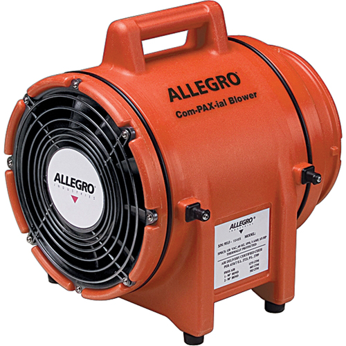 Ventilateurs COM-PAX-IAL en plastique de 8" ALLEGRO INDUSTRIES, 1/3 CV, 900 pi³/min, Antid&eacute;flagrant Les Fournitures Industrielles Méga